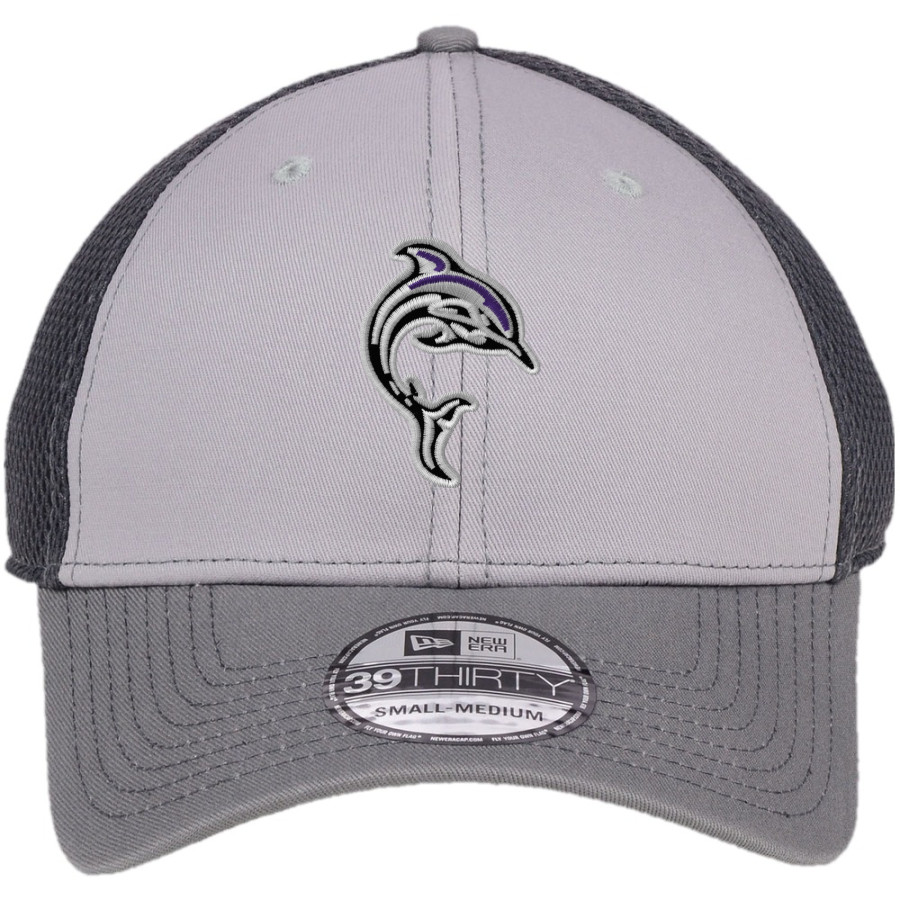 Bergman Dolphins <span class="pdp-name-mascot">Frank V. Bergman Elementary Dolphins</span> New Era Mesh Stitch Cap