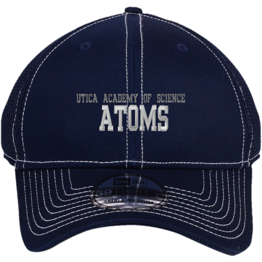 Utica Academy Of Science Atoms New Era Mesh Stitch Cap