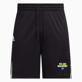 adidas Men's 3 Stripe Knit Short