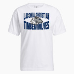Laconia Christian Academy Timberwolves adidas Men's OG Short Sleeve Tee Front Thumbnail