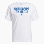 WAUKESHA WEST HIGH SCHOOL WOLVERINES <span class="pdp-name-mascot">WAUKESHA WEST WOLVERINES</span> adidas Men's OG Short Sleeve Tee Front Thumbnail
