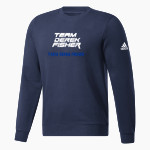 Be Better Foundation Team Derek Fisher adidas Men's Fleece Crew Sweatshirt Front Thumbnail