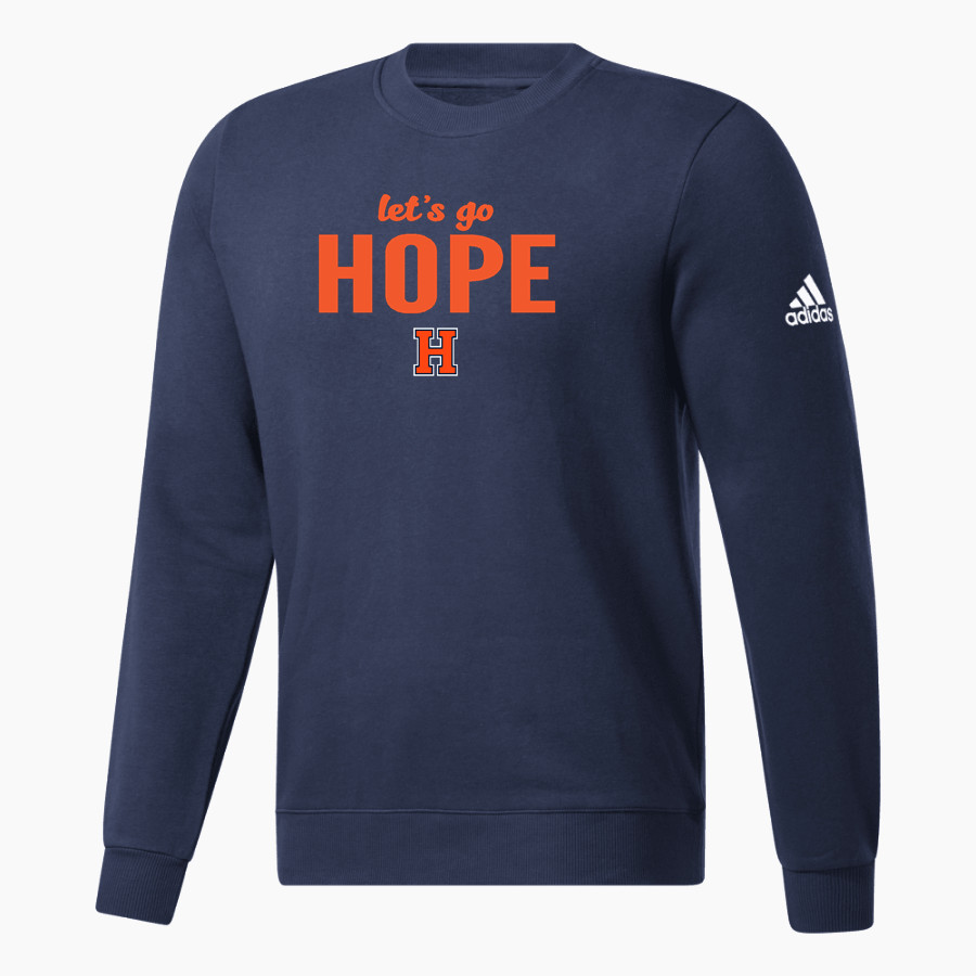 Hope College Online Athletics Store adidas Men's Fleece Crew Sweatshirt