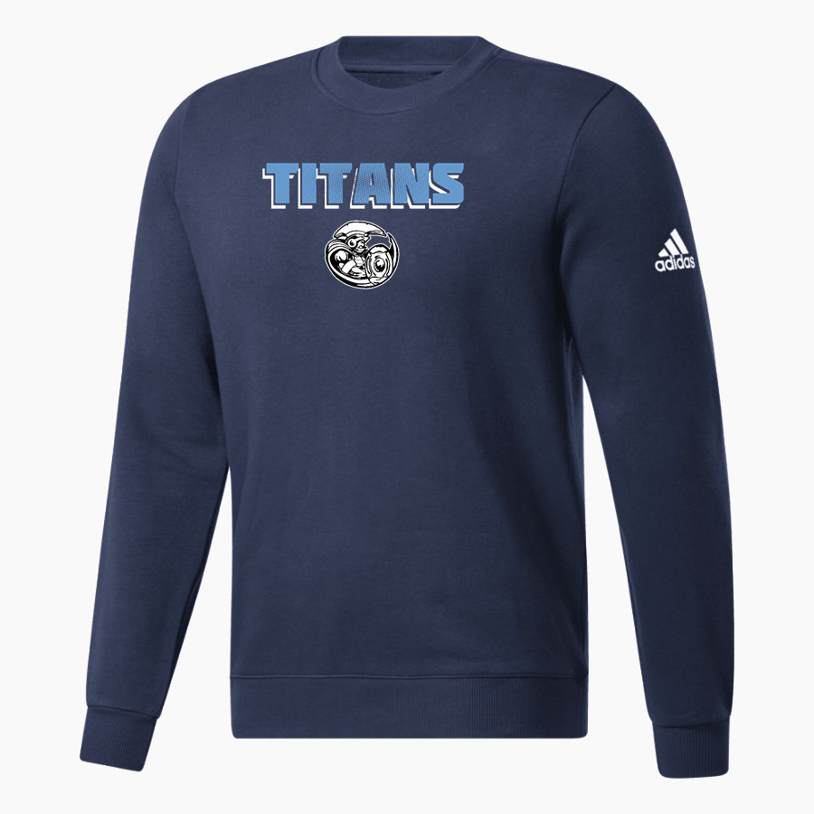 Northshore Titans Online Store <span class="pdp-name-mascot">Northshore Titans</span> adidas Men's Fleece Crew Sweatshirt