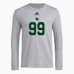 LULING HIGH SCHOOL EAGLES adidas Men's Playmaker Long Sleeve Tee Front Thumbnail