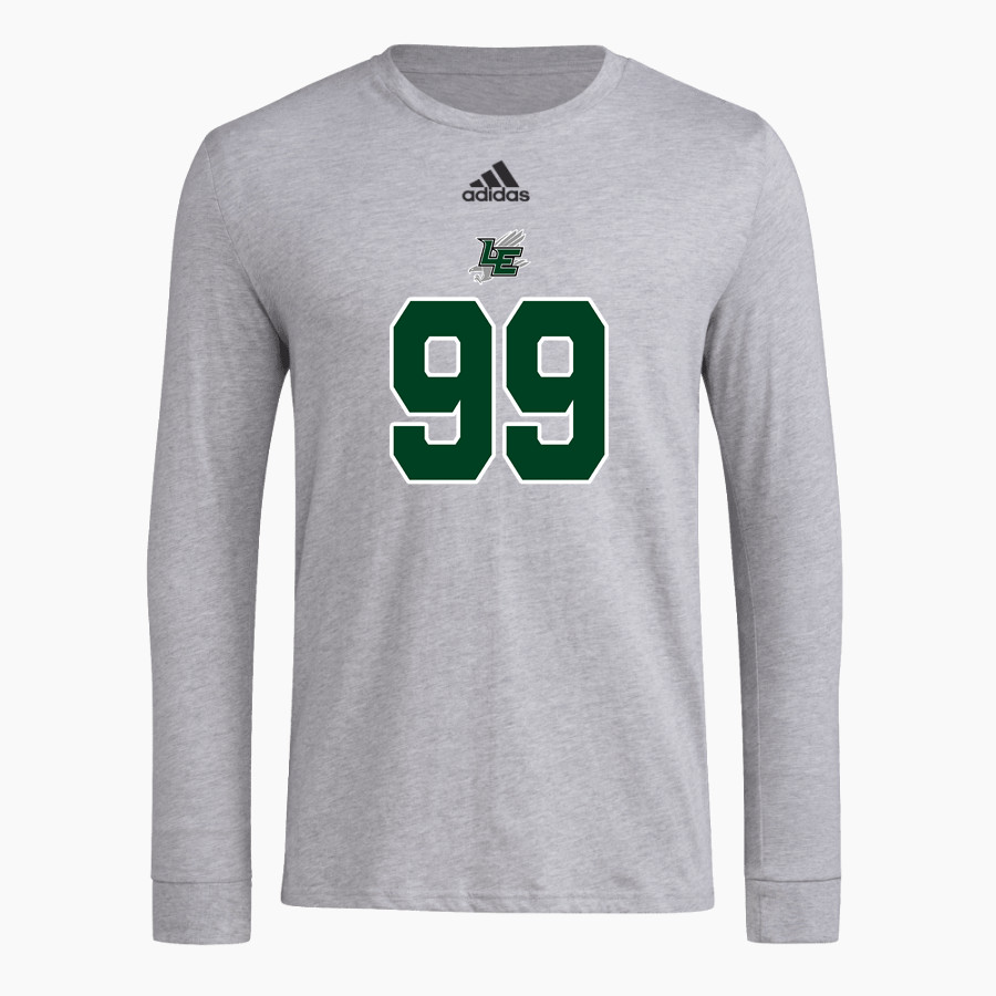 LULING HIGH SCHOOL EAGLES adidas Men's Playmaker Long Sleeve Tee