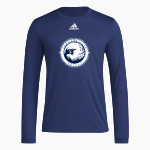 FARMERSVILLE HIGH SCHOOL AZTECS <span class="pdp-name-mascot">FARMERSVILLE AZTECS</span> adidas Men's Long-Sleeve Pre-Game Badge of Sport Tee Front Thumbnail
