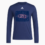 GROVETOWN HIGH SCHOOL WARRIORS <span class="pdp-name-mascot">GROVETOWN WARRIORS</span> adidas Men's Long-Sleeve Pre-Game Badge of Sport Tee Front Thumbnail