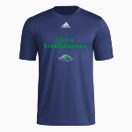 Babcock Trailblazers adidas Men's Short-Sleeve Pre-Game Badge of Sport Tee Front Thumbnail