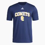 SOLON COMETS The Official Online Store <span class="pdp-name-mascot">SOLON COMETS</span> adidas Men's Short-Sleeve Pre-Game Badge of Sport Tee Front Thumbnail