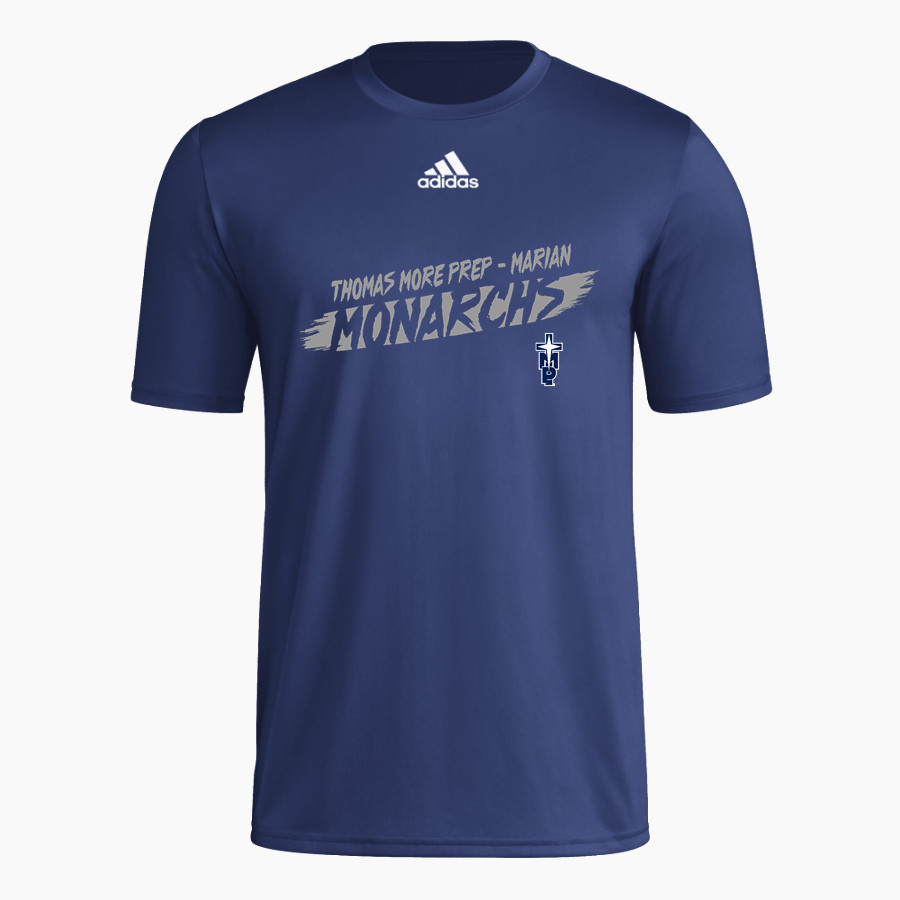 THOMAS MORE PREP-MARIAN HIGH SCHOOL MONARCHS <span class="pdp-name-mascot">THOMAS MORE PREP - MARIAN MONARCHS</span> adidas Men's Pre-Game Badge of Sport Short Sleeve Tee
