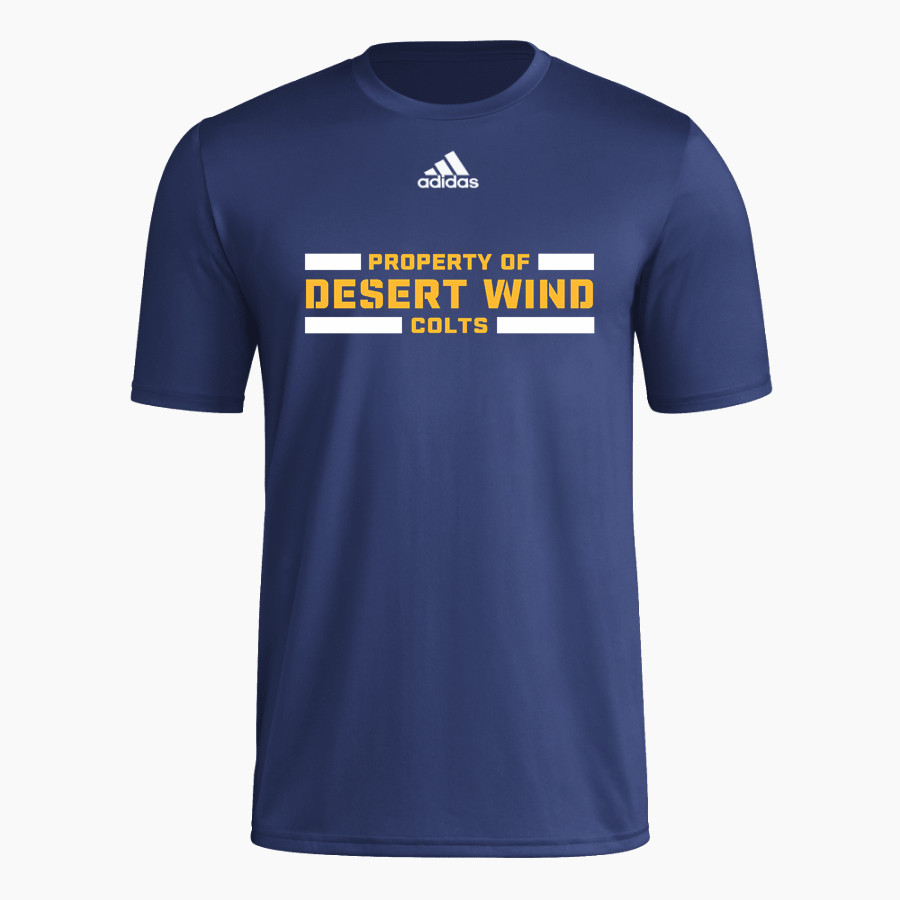Desert Wind Colts <span class="pdp-name-mascot">Desert Wind Colts</span> adidas Men's Short-Sleeve Pre-Game Badge of Sport Tee