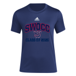 Southwestern Oregon Community College <span class="pdp-name-mascot">Southwestern Oregon Community College Lakers</span> adidas Women's Short-Sleeve Pre-Game Badge of Sport Tee Front Thumbnail