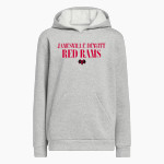 Jamesville DeWitt Red Rams adidas Youth Fleece Hoodie Front Thumbnail