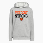 Wink Loving Isd Wildcats adidas Youth Fleece Hoodie Front Thumbnail