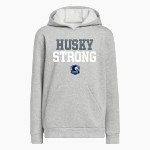 Word of Life Huskies adidas Youth Fleece Hoodie Front Thumbnail