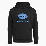 James Clemens Jets adidas Men's Fleece Hoodie Front Thumbnail