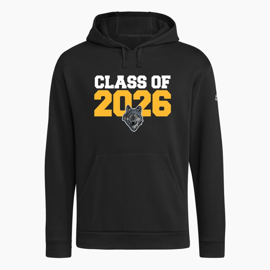 WAPATO HIGH SCHOOL WOLF PACK <span class="pdp-name-mascot">WAPATO WOLFPACK</span> adidas Men's Fleece Hoodie