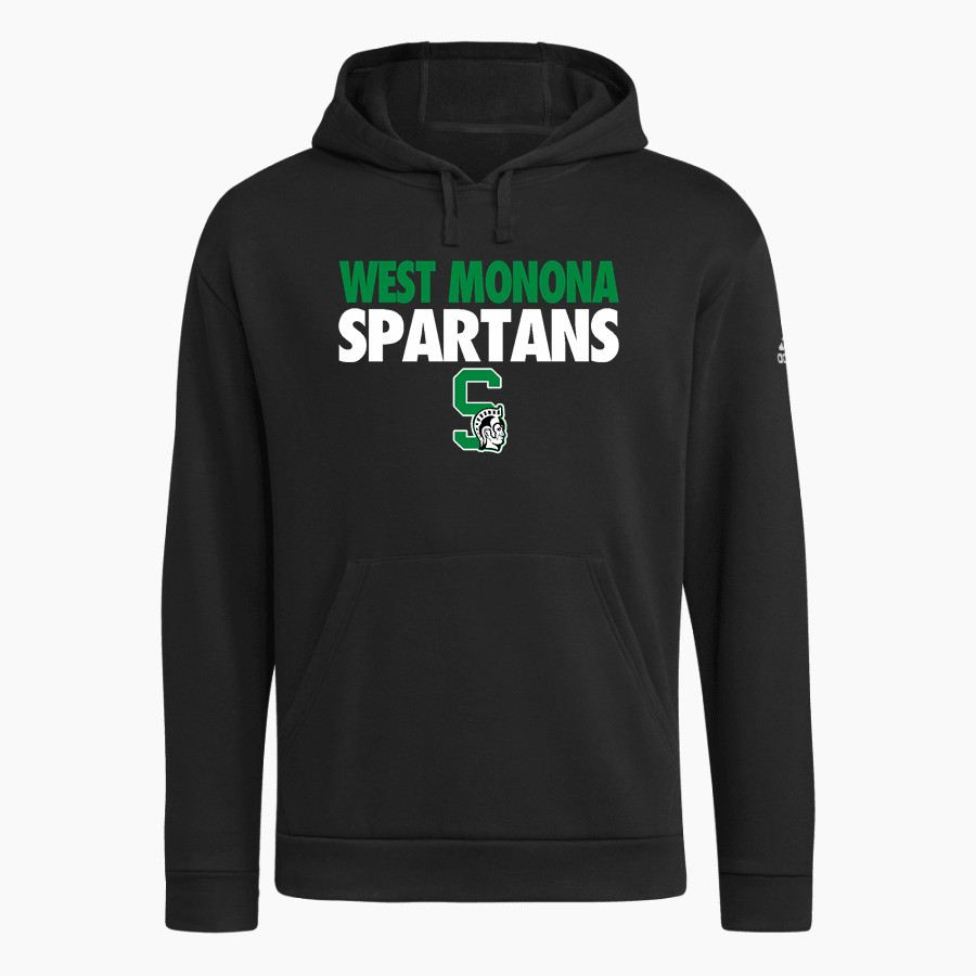 WEST MONONA HIGH SCHOOL SPARTANS <span class="pdp-name-mascot">WEST MONONA SPARTANS</span> adidas Men's Fleece Hoodie