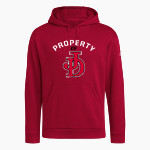 Jamesville DeWitt Red Rams adidas Men's Fleece Hoodie Front Thumbnail