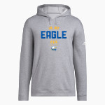 Northwest University Eagles Online Store <span class="pdp-name-mascot">Northwest Eagles</span> adidas Men's Fleece Hoodie Front Thumbnail