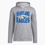 HEARTLAND CHRISTIAN ACADEMY EAGLES <span class="pdp-name-mascot">HEARTLAND EAGLES</span> adidas Men's Fleece Hoodie Front Thumbnail