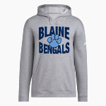 Blaine Bengals <span class="pdp-name-mascot">Blaine Bengals</span> adidas Men's Fleece Hoodie Front Thumbnail