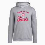 Sacred Heart Academy Sharks <span class="pdp-name-mascot">Sacred Heart Academy Sharks</span> adidas Men's Fleece Hoodie Front Thumbnail