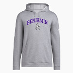 BENJAMIN HIGH SCHOOL MUSTANGS adidas Men's Fleece Hoodie Front Thumbnail