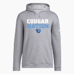 CROW HIGH SCHOOL Cougars Online Store <span class="pdp-name-mascot">CROW COUGARS</span> adidas Men's Fleece Hoodie Front Thumbnail