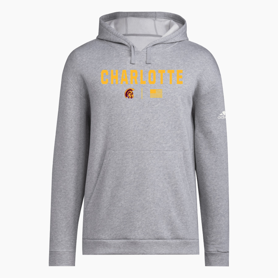 CHARLOTTE HIGH SCHOOL TROJANS adidas Men's Fleece Hoodie