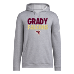 WM E GRADY VOC TECH SCHOOL FALCONS <span class="pdp-name-mascot">GRADY HIGH SCHOOL FALCONS</span> adidas Men's Fleece Hoodie Front Thumbnail