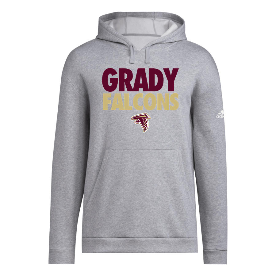 WM E GRADY VOC TECH SCHOOL FALCONS <span class="pdp-name-mascot">GRADY HIGH SCHOOL FALCONS</span> adidas Men's Fleece Hoodie
