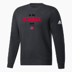 Benedictine University Mesa Redhawks adidas Men's Fleece Crew Sweatshirt Front Thumbnail