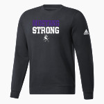 BENJAMIN HIGH SCHOOL MUSTANGS adidas Men's Fleece Crew Sweatshirt Front Thumbnail