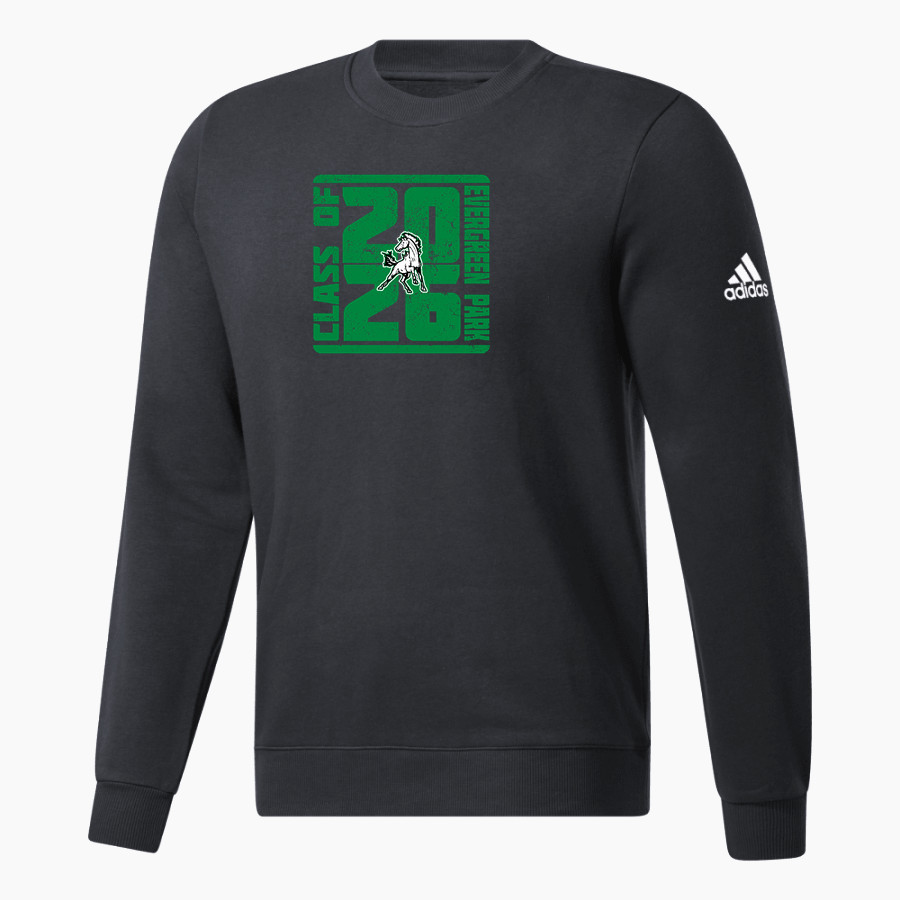 EVERGREEN PARK HIGH SCHOOL MUSTANGS <span class="pdp-name-mascot">EVERGREEN PARK MUSTANGS</span> adidas Men's Fleece Crew Sweatshirt