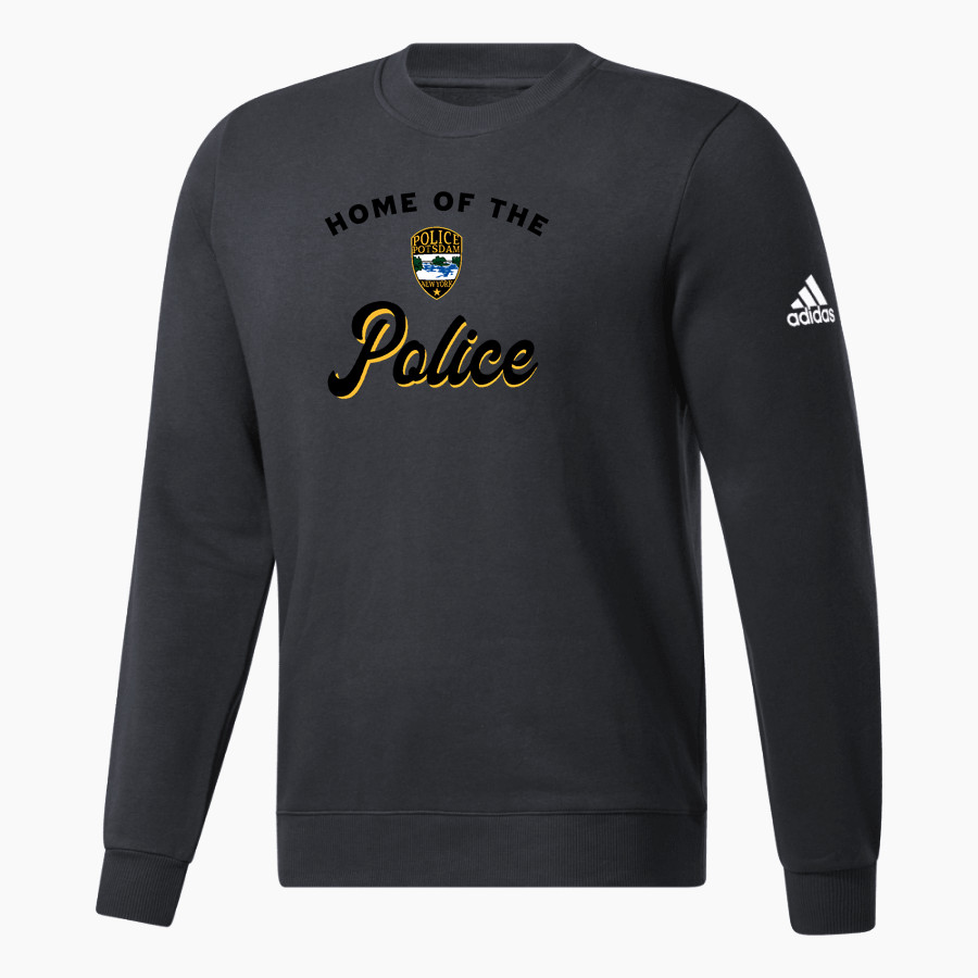 Potsdam Police Deptartment Police <span class="pdp-name-mascot">Potsdam Police Deptartment Police</span> adidas Men's Fleece Crew Sweatshirt