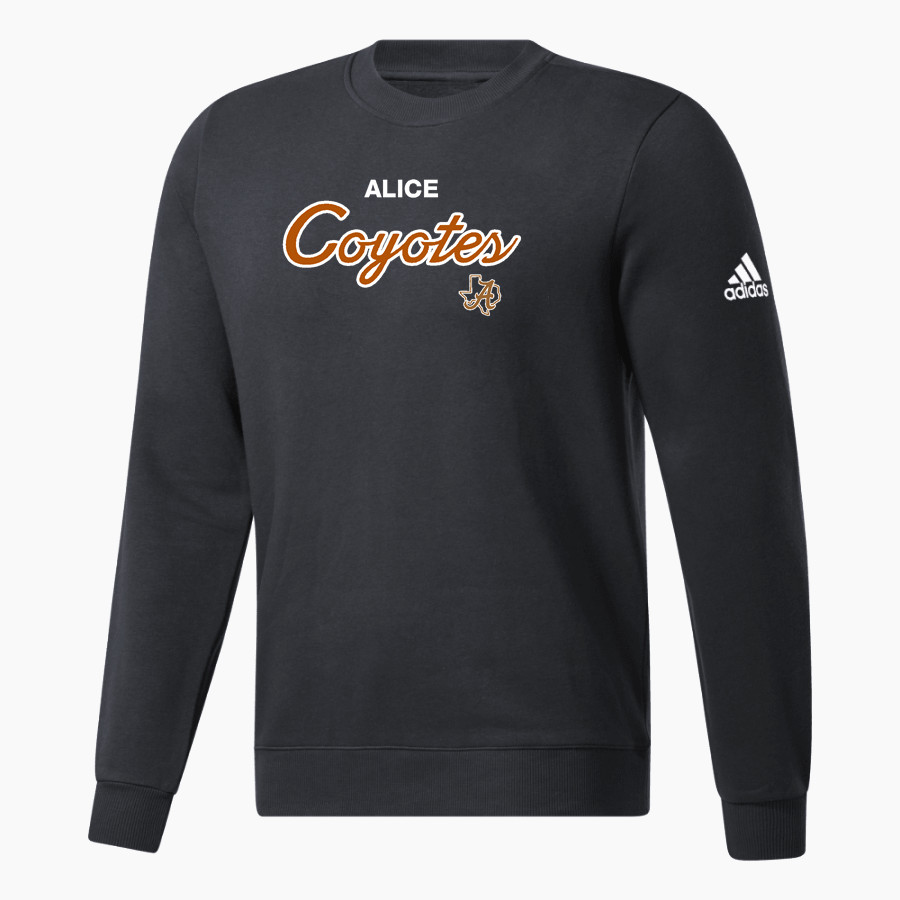 ALICE HIGH SCHOOL COYOTES adidas Men's Fleece Crew Sweatshirt
