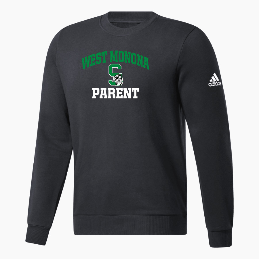 WEST MONONA HIGH SCHOOL SPARTANS <span class="pdp-name-mascot">WEST MONONA SPARTANS</span> adidas Men's Fleece Crew Sweatshirt