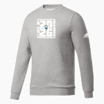Warren Blue Devils <span class="pdp-name-mascot">Warren Blue Devils</span> adidas Men's Fleece Crew Sweatshirt Front Thumbnail