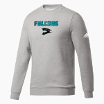 Folsom Lake Falcons adidas Men's Fleece Crew Sweatshirt Front Thumbnail