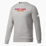 Church & School of St. Peter <span class="pdp-name-mascot">n/a</span> adidas Men's Fleece Crew Sweatshirt Front Thumbnail