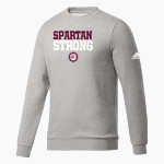 BERTHOUD HIGH SCHOOL SPARTANS adidas Men's Fleece Crew Sweatshirt Front Thumbnail