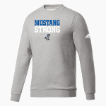 MacArthur Elementary Mustangs adidas Men's Fleece Crew Sweatshirt Front Thumbnail