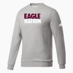 GEORGE STEVENS ACADEMY EAGLES <span class="pdp-name-mascot">GEORGE STEVENS ACADEMY EAGLES</span> adidas Men's Fleece Crew Sweatshirt Front Thumbnail