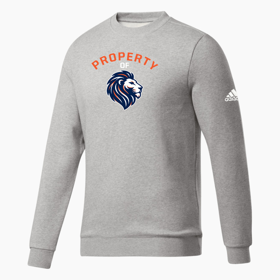 First Baptist Academy Lions <span class="pdp-name-mascot">First Baptist Academy Lions</span> adidas Men's Fleece Crew Sweatshirt