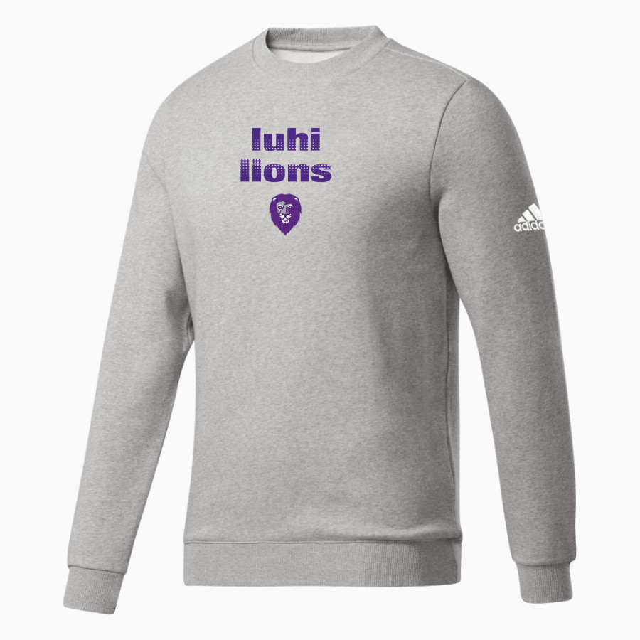 LUHI Lions <span class="pdp-name-mascot">Lutheran Lions</span> adidas Men's Fleece Crew Sweatshirt