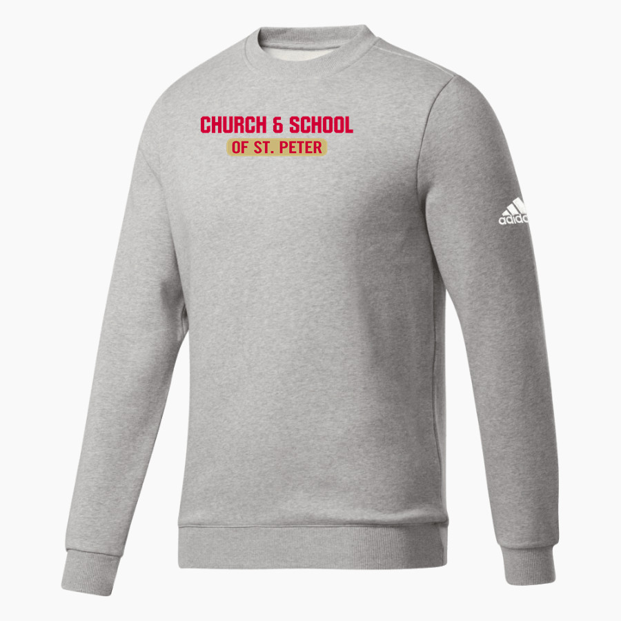Church & School of St. Peter <span class="pdp-name-mascot">n/a</span> adidas Men's Fleece Crew Sweatshirt