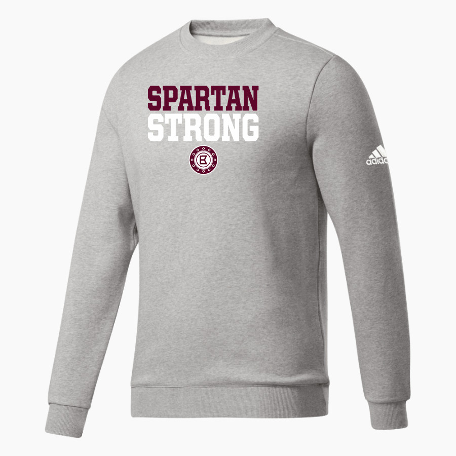 BERTHOUD HIGH SCHOOL SPARTANS adidas Men's Fleece Crew Sweatshirt