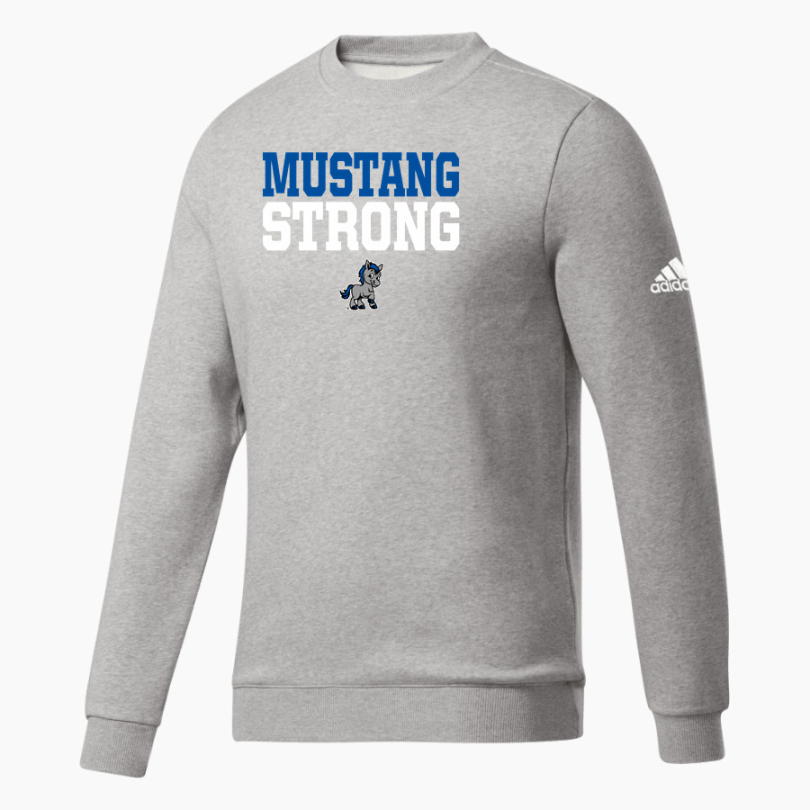 MacArthur Elementary Mustangs adidas Men's Fleece Crew Sweatshirt